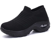 Zapatillas de deporte para mujer, zapatillas ortopédicas versátiles para mujer, zapatos de plataforma, zapatos informales para mujer, tenis antideslizantes resistentes al desgaste para mujer