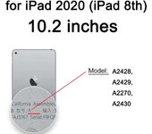 Ultra Clear 9H Anti Scratch Compatible with Apple Pencil Tempered Glass Film for IPad 10.2" 2019 2020 2021 9/8/7th Generation