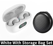 Bone Conduction Earrings TWS Wireless Headphones Bluetooth 5.3 Earphones Earclip Touch Control Earbuds Sports HIFI Bass Headsets