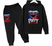 Kids Poppy Playtime Hoodie Set Huggy Wuggy Horror Cosplay