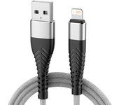 USB Cable For iPhone 14 13 12 Pro Max X XS XR 8 7 Plus iPad Fast Charging Charger Aluminum iP Cable For iPhone Data Cord 1m 2m  3m
