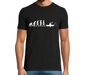 evolución de la pesca en kayak,Camiseta de Pádel Divertido, ropa para exteriores
