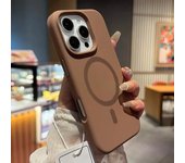 Funda de Teléfono de Carga Inalámbrica Magnética de Silicona Líquida Compatible con iPhone 16-11 Pro Max Plus Accesorios de Electrónica