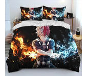Anime My Hero Academia Izuku Deku Bedding Set Boys Girls Twin Queen Size Duvet Cover Pillowcase Bed Boys Adult