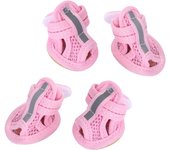 4 Piezas Zapatos De Verano para Perros Botines De Perro Patucos para Perros Patas Zapatos para Mascotas para El Verano Botas De
