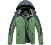 Women Men Winter Fashion Ski Snowboard Jacket Thermal Fleece Waterproof Fish Casual Work Rain Jacket Coat Windbreaker Parka