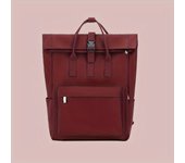 Nueva mochila de gran capacidad con borde enrollado, adecuada para portátiles de 15,6 pulgadas, ideal para estudiantes de todos los géneros.