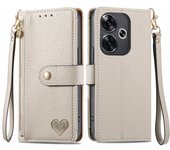 For Xiaomi poco F6 redmi A3 13 k70 k70e Turbo 3 pro 4G 5G Deluxe multicard Pocket Wallet clip Case Business Fashion Magnetic