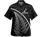 Haruku Summer 3D New Zealand Maori Sier Fern Papua Flag Printed Shirts NZ WAITANGI DAY Graphic Short Fashion Clothing