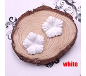 100pcs Crafts Wedding Silk Leaf Roses Petal Scrapbook Accessory Five-petal Flower Artificial Flowers