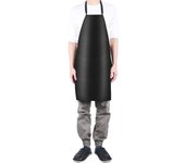 Adjustable Waterproof Leather Anti-fouling Butcher PVC Apron Kitchen Work Clothes Cooking Chef Apron