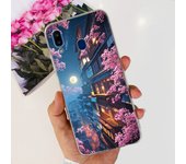 For Samsung Galaxy A20s Samsung A20 A30 Back Cover Phone Case Transparent Soft TPU Silicone Coque Women Fashion Flower Butterfly