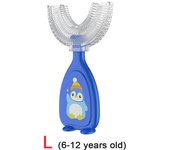 Cabeza de dientes en forma de U para niños, mordedores de silicona para Bebe, cuido