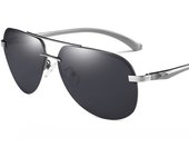 Gafas de sol polarizadas clásicas de moda Gafas de sol coloridas de aluminio y magnesio sin marco para tiro callejero para hombres y mujeres