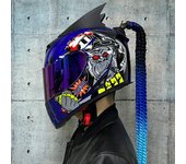 Casco moto integral hombr aire libre trail rally Equipo Protector