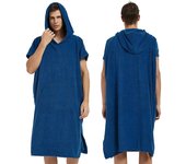 Poncho de Baño Premium Botones - Cambiador Señoras y Hombres - Poncho Surf Playa - Poncho Toalla Adultos - Cambiador - Capa de Baño Microfibra
