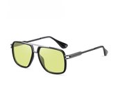 Nuevas gafas de sol polarizadas para conducir, gafas de sol con decoloración anti-ultravioleta de metal para hombres de moda