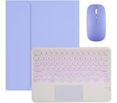 Backlit Spanish Keyboard Case for For Samsung Tab A8 Bluetooth Wireless Cover For S6 Lite 10.4" S7 11" S8 11" S7 Plus/FE S8 Plus