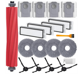 Accessories for Roborock Q Revo Vacuum Cleaner, Replacement Parts Set for Roborock P10 Robots, Main Brush,Dust Bags