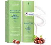 PLANTIFIQUE Massage Ritual Set Premium Certified Rose Quartz Gua Sha + Vitamin C Serum Skin Care Set, Birthday Gifts for Women,