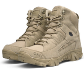 2025 Men Tactical Boots Army Boots Military Desert Waterproof Ankle New Outdoor Non Slip Combat Boots Work Safety Shoes Hiking Shoes