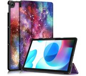 For Realme Pad Mini Case PU Leather Tri-Folding Stand Magnetic Protective Cover for Funda Realme Pad 10.4 inch 2021 Tablet Kids
