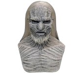 Game Of Thrones 8 The White Walkers Cosplay Full Head Mask With Wigs Halloween Carnival Party Night King Latex Headwear Fancy Dress Up Costume Prop