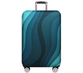 Funda de equipaje de tela elástica, Protector de maleta, funda antipolvo para equipaje, adecuada para maleta de 18-32 pulgadas, organizador de viaje