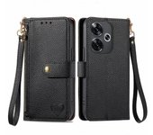 For Xiaomi poco F6 redmi A3 13 k70 k70e Turbo 3 pro 4G 5G Deluxe multicard Pocket Wallet clip Case Business Fashion Magnetic