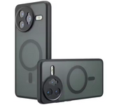 Matte Skin Texture Magnetic Shockproof Protective for Xiaomi Poco F7 Pro, F7 Ultra, Mobile Phones Cover