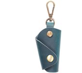 Universal Genuine Leather Mini Key Bag Minimalist Luxury Men Car Key Pouch Portable Handmade Pocket Keychain Case Car Accessory
