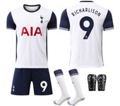 Children 2324 Real Madrid Home Jersey No. 9 Mbappe 5 Bellingham 7 Vinicius Football Uniform Sports Men's Suit