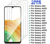 3Pcs Screen Protector Galaxy A52 A52S A72 A42 A32 A22 A12 Tempered Glass For Samsung A03 A02S A13 A23 A33 A53 A73 5G