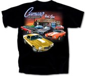 Chevy Camaro Mens T-Shirt Musclecar Sport Racing Cars Cotton Shirt for Men