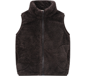 Boys Solid Color Zipper Trench Coat Kids Winter Vest Coat