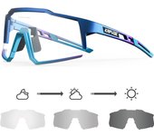 gafas de sol fotocromáticas rojas para ciclismo, lentes deportivas para bicicleta de montaña