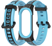 Strap for Mi Band 8 7 6 5 Silicone Bracelet for Mi Band 7 6 Strap Man Woman Breathable Rubber Watchband