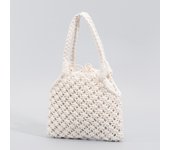 Handbag hand-woven bag seaside holiday beach bag New fishing net pocket cotton bag woman