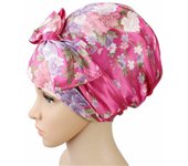Hair Loss Chemo Cap Ethnic Satin Turban Silk Night Sleep Cap Soft Satin Bonnet Hair Bonnet Shower Cap