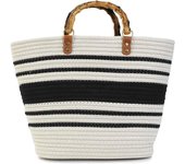 Straw Tote Bag for Women Woven Hobo Handbag Shoulder Bag Satchel Fashion Beach Bag Large Top Handle Bag Purse
