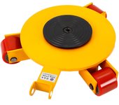 Juego de 2 ruedas blindadas, scooter con tapa giratoria 360°, ruedas resistentes con 3 ruedas, para el manejo de muebles