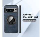 Matte Leather For Google Pixel 7A Case Magnetic Bracket Shell Magsafe Protection Cover
