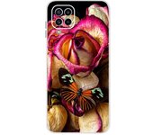 For Samsung Galaxy M32 Case Cover Soft Silicone TPU Back Cover For Samsung M32 M 32 SM-M325F Flower Clear Funda Phone Case