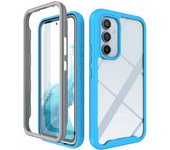 Para Samsung Galaxy S23 S22 s21 S20 S10 A54 A34 A24 fe plus super 4G 5G carcasa translúcida de silicona de huellas dactilares an