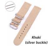 Nylon Band 18mm 20mm 22mm 24mm Repment Watch Strap for Samsung Gear Amazfit MOTO Universal Knit Bracelet with Pins