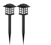 2-12 Pack LED Solar Lights Pathway Sunlight Waterproof Outdoor Solar Walkway Lights Garden Landscape Path Yard Patio Driveway