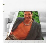 Throw Blanket Chayanne Puerto Rican Latin Singer Micro Fleece Blanket Four Size Cartoon Comfortable For Room AntiPilling Blanket