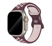 Strap For Apple watch band 44mm 49mm 45mm 41mm 40mm 38mm 42mm Silicone breathable bracelet iwatch series 8 7 se 6 5 4 Ultra 49mm