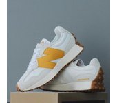 Leten  NB 327 Retro Lightweight Low Top Running Shoe Women's White Yellow Work shoes