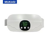 MUKASI Menstrual Heating Pad, USB Electric Belly Heating Belt, 4 Heat Levels and 4 Massage Modes, Heated Back Support for Menstrual Pain Relief